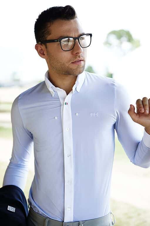 Men's Full Length Button Show Shirt - Adriano