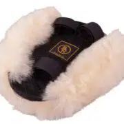 BR breastplate Pressure Pad Sheepskin - Black
