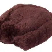 BR breastplate Pressure Pad Sheepskin - Brown
