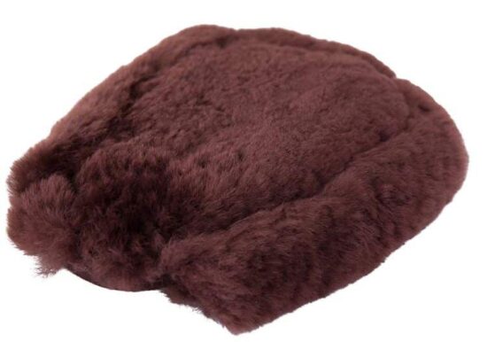 BR breastplate Pressure Pad Sheepskin - Brown