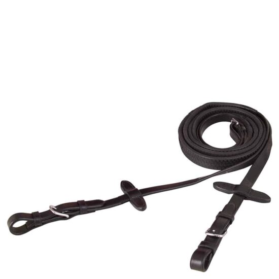 BR Rubber Reins - Brown