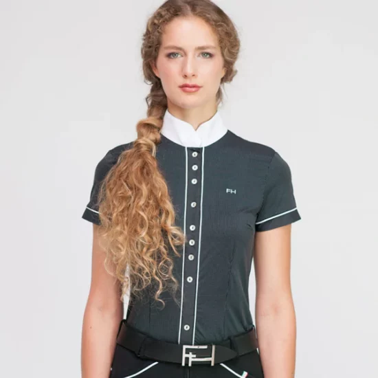 For Horses "Alzira" Short Sleeve Show Shirt