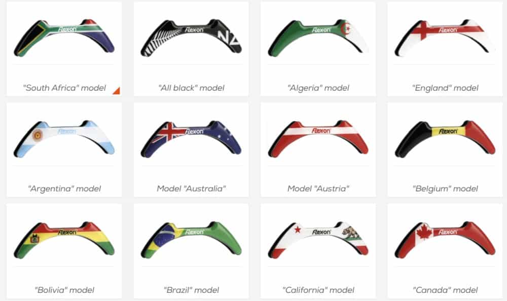 Flex On Magnetic Personalization Stickers for Flex On Stirrups - Countries