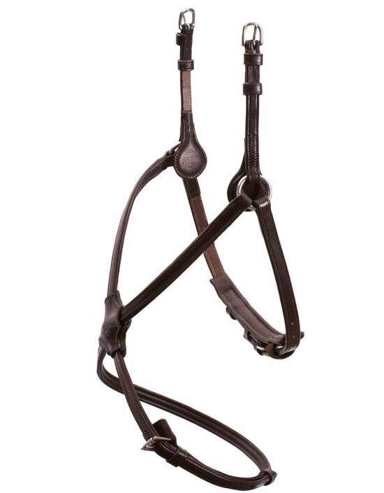 Schockemoehle Sports Figure 8 Padded Anatomical Noseband - Brown