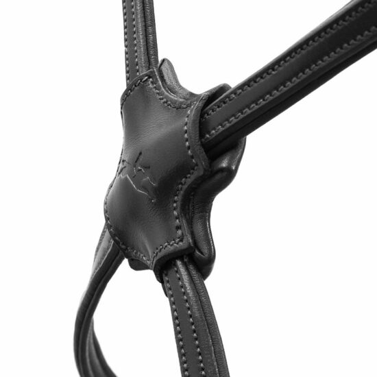 Schockemoehle Sports Figure 8 Padded Anatomical Noseband - Black