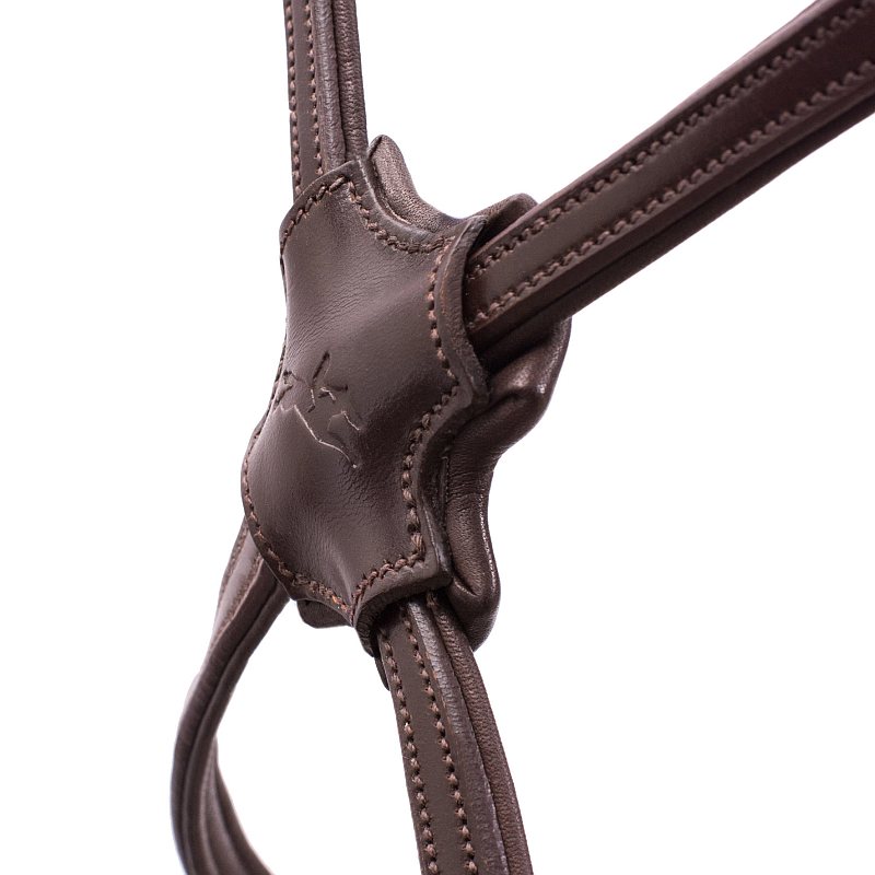 Schockemoehle Sports Figure 8 Padded Anatomical Noseband - Brown