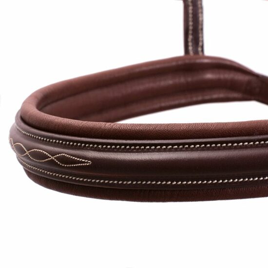 Padded Fancy Stitched Anatomical Noseband - "Montreal Select"