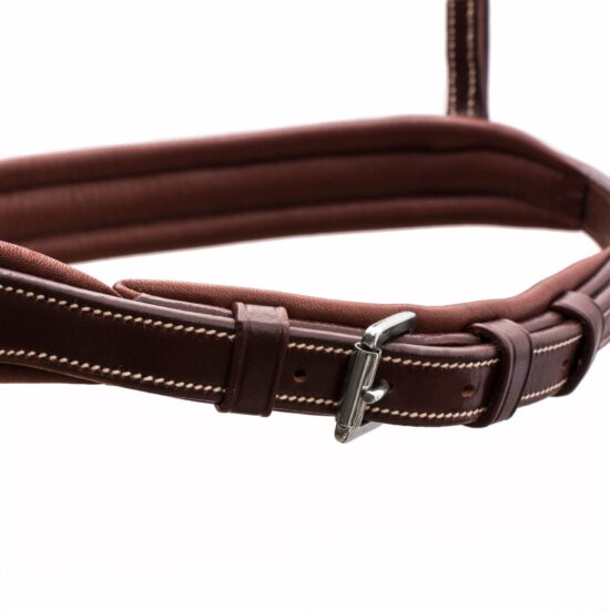 Padded Fancy Stitched Anatomical Noseband - "Montreal Select"