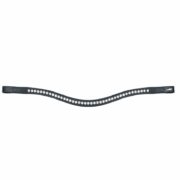 Schockemoehle Sports Leather Crystal Select Browband - Black