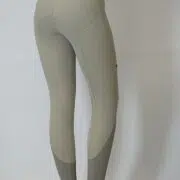 For Horses Push Up Tights Leggings Breeches "Adelia" - Beige - Back View