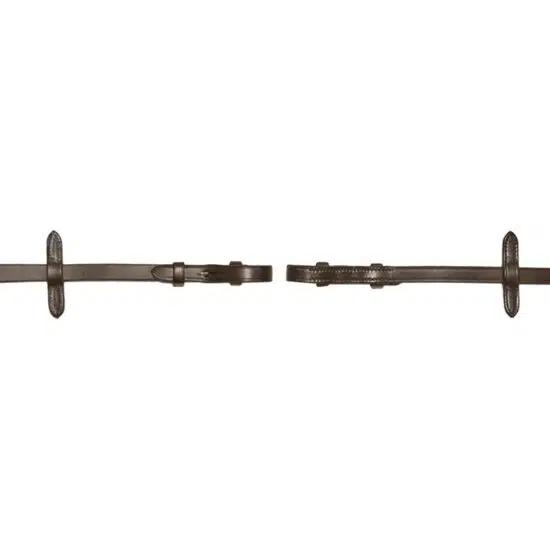 Rubber Reins with Hand Stops Stoppers 5/8" Wide with Hook and Buckle
