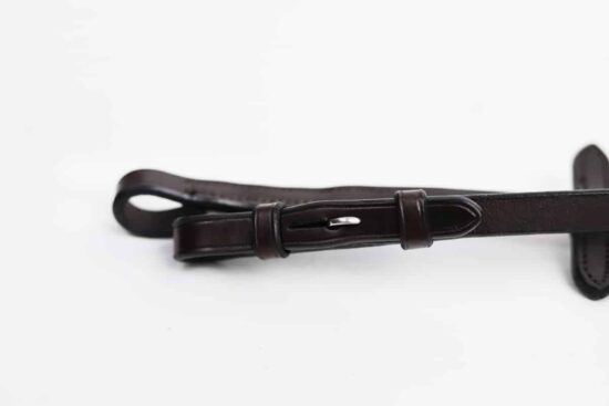 VRTACK Rubber Reins with Leather Hand Stops