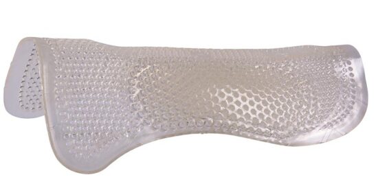 BR Acavallo Soft Gel Pad with Middle Riser - Clear