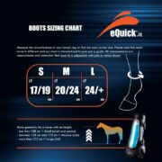 eQuick Horse Boots Size Chart