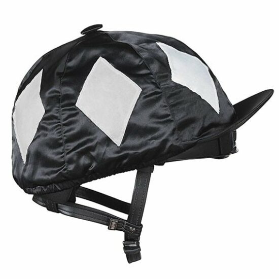 KEP Cromo Jockey Skull Cap Helmet with Cover