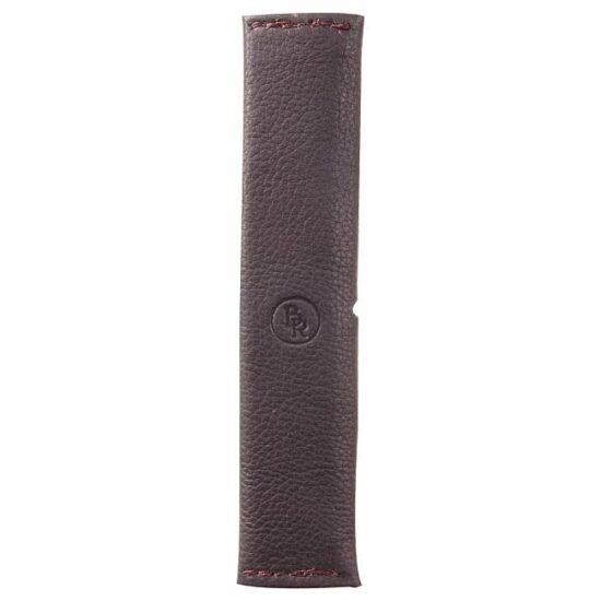 BR Soft Leather Curb Chain Guard - Brown