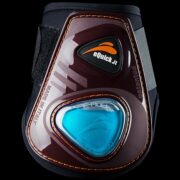 eShock Rear Fetlock Hind Boots Velcro Closure by eQuick - Front View