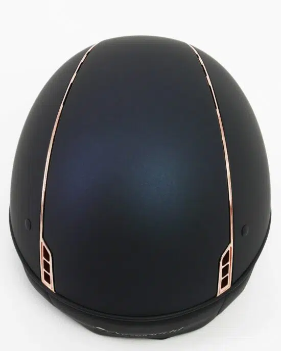 Samshield Shadow Matt Navy Rose Gold Helmet - Rear