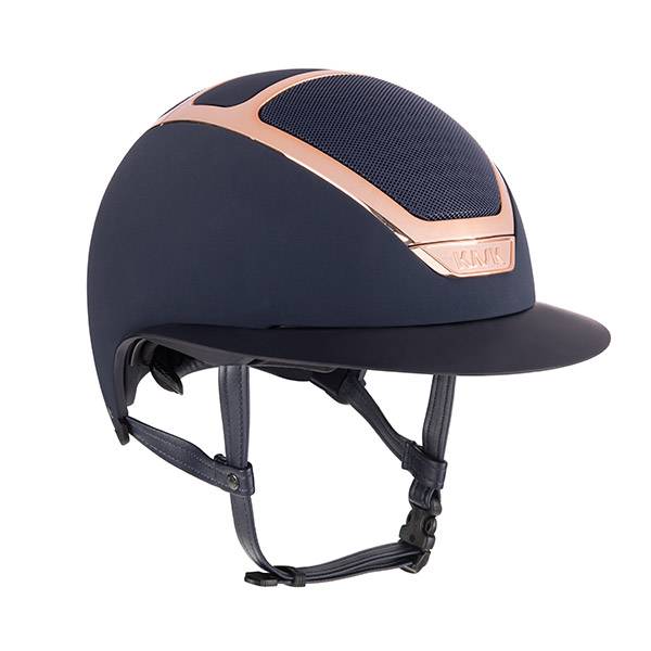 KASK Dogma Star Lady EveryRose Rose Gold Trim Helmet - Navy