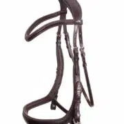 Schockemoehle Sports Equitus Delta Anatomic Snaffle Bridle without Flash - Brown