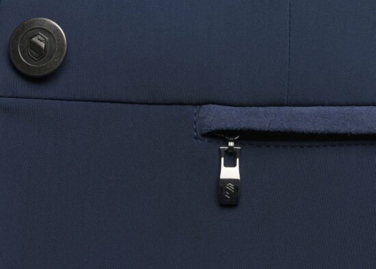 Samshield Ladies Technical Show Jacket "Victorine" in Light Navy (Pocket Details)