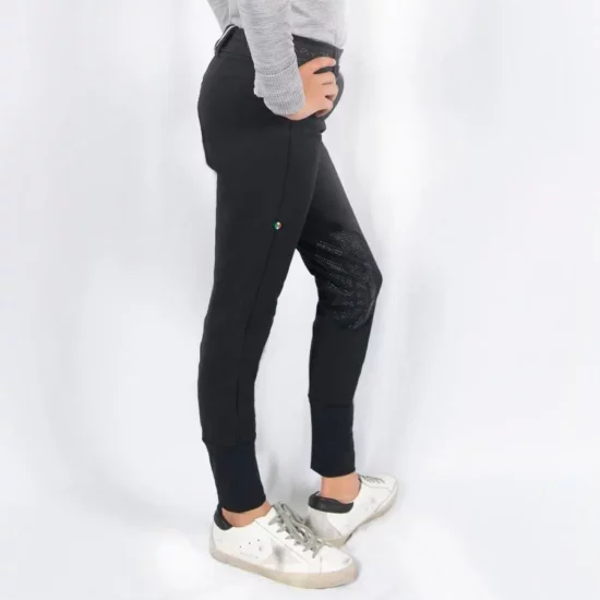 For Horses Girls Breeches "Elsa" - Black