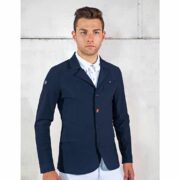 For Horses Mens Ultra Stretch Light Weight Show Jacket "Pip" - Navy