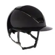 KASK Equestrian Dogma Star Lady Pure Shine Chrome Wide Brim Helmet - Black