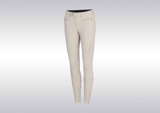 Samshield Ladies Show Jumping Breeches with Stretch Pleats "Adele" - Beige