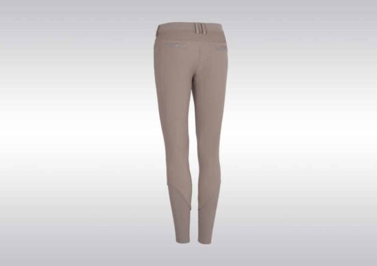 Samshield Ladies Show Jumping Breeches with Stretch Pleats "Adele" - Taupe