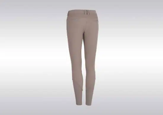 Samshield Ladies Show Jumping Breeches with Stretch Pleats "Adele" - Taupe