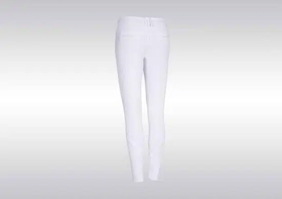 Samshield Ladies Show Jumping Breeches with Stretch Pleats "Adele" - White