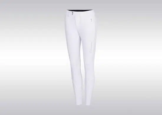 Samshield Ladies Show Jumping Breeches with Stretch Pleats "Adele" - White