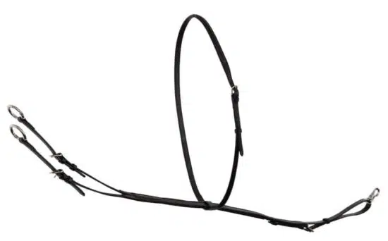 BR padded Running Martingale with Openable Rings "Jaywick" - Black
