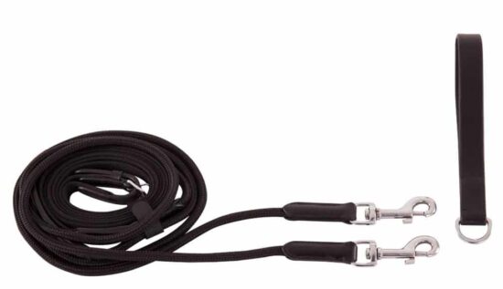 BR Rubberized Draw Reins Nylon Cord Rope