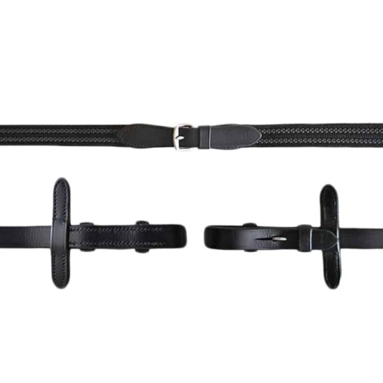 VRTACK Rubberized Anti-Slip Reins with Hand Stops