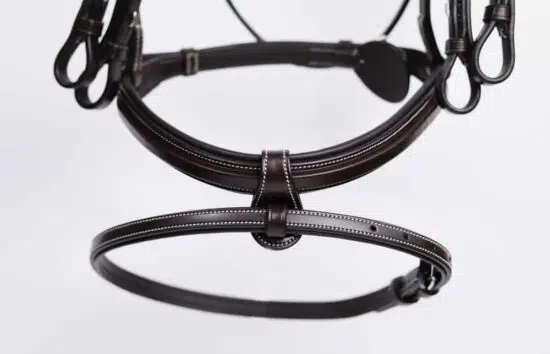 Leather Double Bridle by VRTACK "Bombay"