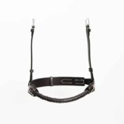 VRTACK Soft Cord Rope Noseband Leather Covered