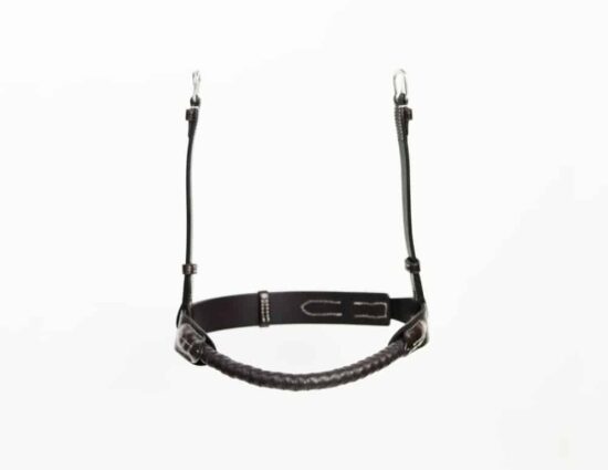 VRTACK Soft Cord Rope Noseband Leather Covered