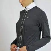 For Horses Ladies Long Sleeve Full length Buttons Technical Show Shirt "Alzira LS"