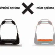 Freejump Air'S Shock Absorbing Stirrups with Angled Eyelet