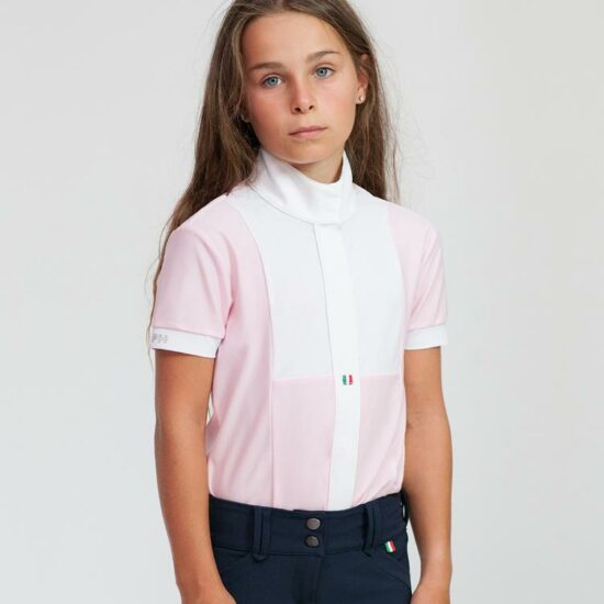 Equestrian Girls Short Sleeve Show Shirt "Arietta"