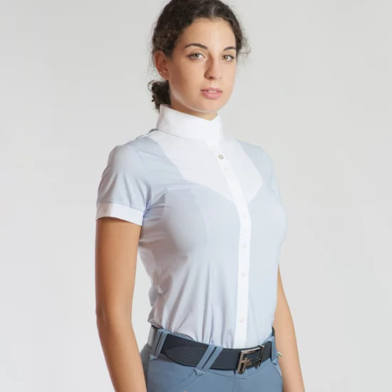 For Horses "Gloria" Short Sleeve Bib Show Shirt