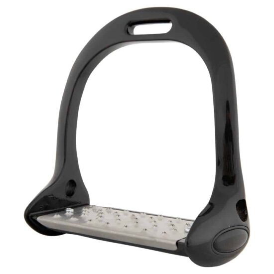 Balance Stirrups Galvanized Aluminium with Extra Wide Stainless Steel Course Grip "Gasperina" by BR