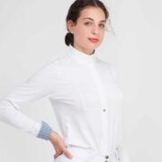 For Horses Ladies Long Sleeve Technical Show Competition Shirt with Honeycomb Ventilation "Elisabetta"