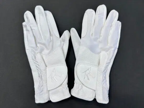 Kismet Classic Riding Gloves - White