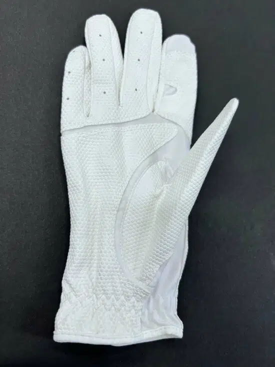 Kismet Classic Riding Gloves - White