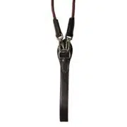 Soft Leather 5/8" Wide Draw Reins with Rope