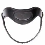BR Dressage Snaffle Anatomic Bridle with Exrta Wide Headpiece and Curved Padded Crank Flash Noseband "Bolton"