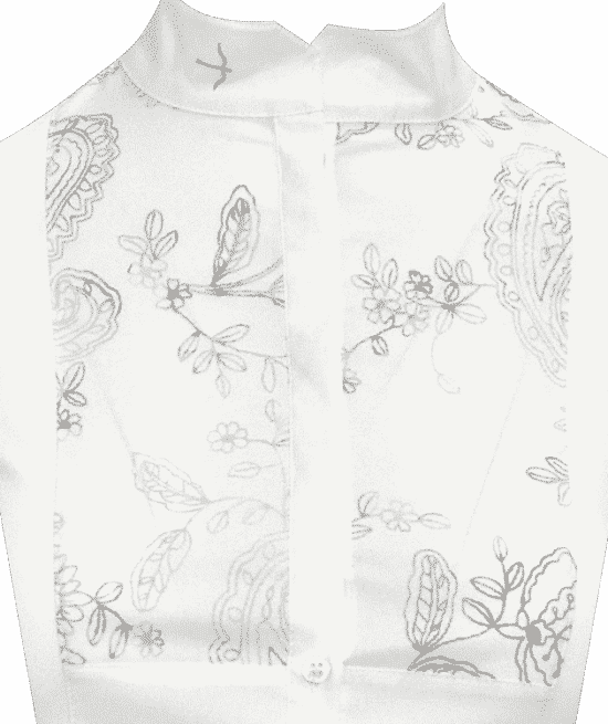 High Performance Ladies Ultra Light Short Sleeve Competition Show Shirt with Flower Details "Lisa" by Laguso Equestrian